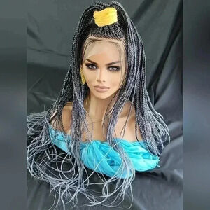 Braided wig  100% handmade, ombre wig, NWT exotic colors absolutely gorgeous